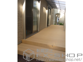 のウッドデッキ リコステージII 連棟 施工例