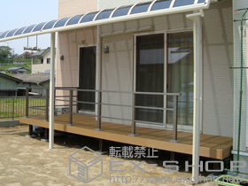 のウッドデッキ リコステージII 施工例