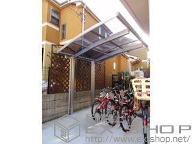 のサイクルポート・駐輪場 レイナポート ミニ　積雪〜20cm対応 施工例