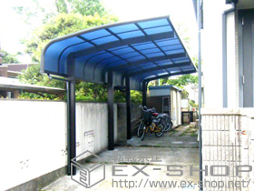 のカーポート プレシオスポートアルファ 縦連棟 積雪〜20cm対応 施工例