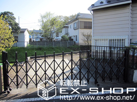 のカーゲート トリップゲート PB型 ノンレール 片開き 41S 施工例