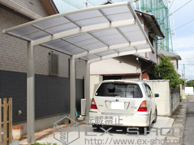 のカーポート レイナポート 延長 積雪〜20cm対応 施工例