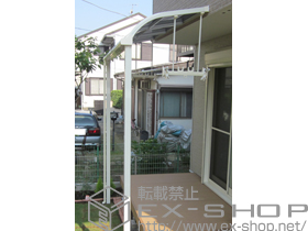 のテラス屋根 ライザーテラスII R型 テラスタイプ 単体 積雪〜20cm対応 施工例