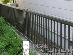 のフェンス・柵 ハイサモア フリーポールタイプ 施工例