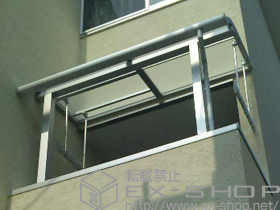 のバルコニー・ベランダ屋根 ライザーテラスII R型 屋根タイプ 単体　積雪〜20cm対応 施工例