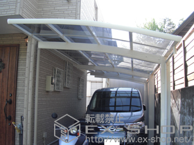 のカーポート レイナポート 縦連棟　積雪〜20cm対応 施工例