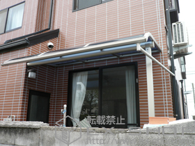 のテラス屋根 ヴェクターテラス R型 積雪対応〜20? 施工例