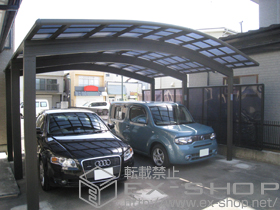 のカーポート レグナスポートシグマIII 3000 ワイド 積雪〜100cm対応 施工例