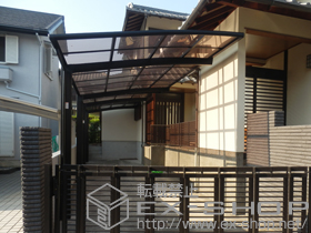 のカーポート カーブポートシグマIII 積雪〜30cm対応 施工例