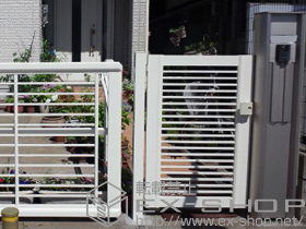 の機能門柱・ポスト 機能門柱4型 片開き施工＜門柱仕様＞ 施工例