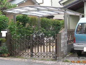 のカーポート カーブポートシグマIII ワイド 積雪〜30cm対応 施工例