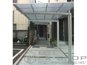 のカーポート マイリッシュ 前下がり 積雪〜20cm対応＜逆勾配＞ 施工例