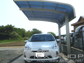 のカーポート レイナキャップポート 積雪〜20cm対応 施工例