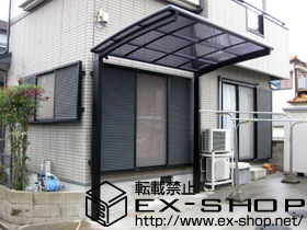 のサイクルポート・駐輪場 カーブポートシグマIII ミニ 積雪〜30cm対応 施工例