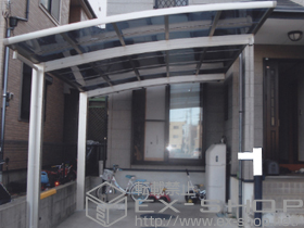 のカーポート レイナポート 積雪〜20cm対応+着脱式サポート 標準・ハイルーフ兼用1本入り 施工例