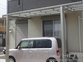 のカーポート エフルージュ 積雪〜20cm対応+変形敷地対応セット 施工例