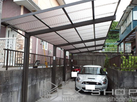 のカーポート サーフポートIII 縦連棟 積雪〜20ｃｍ対応 施工例