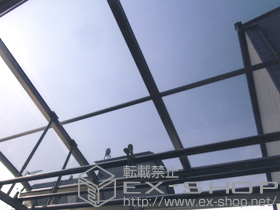 のバルコニー・ベランダ屋根 プレシオステラスＲ型 屋根タイプ 単体 積雪〜20cm対応 施工例