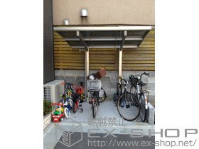 のサイクルポート・駐輪場 レイナポート ミニ  積雪〜20?対応 施工例