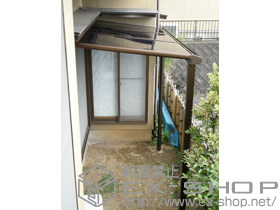 のテラス屋根 ヴェクターテラス F型 テラスタイプ 単体 積雪〜20ｃｍ対応 施工例