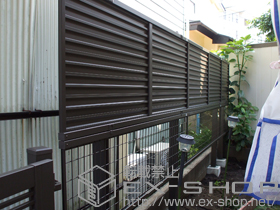 のフェンス・柵 プリレオR9型フェンス 施工例