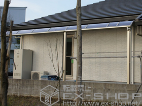 のテラス屋根 ヴェクターテラス R型 テラスタイプ 連棟 積雪対応〜20? 施工例