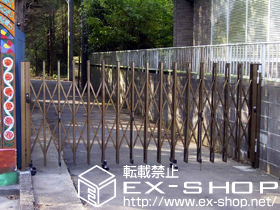 のカーゲート アルシャインII M型 Aタイプ ノンレール 片開き 施工例