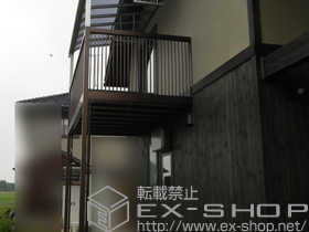 のバルコニー バルコニー BY-X型 千本格子 柱建て式 施工例