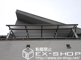のバルコニー・ベランダ屋根 プレシオステラス R型 屋根タイプ 単体　積雪〜20cm対応 施工例