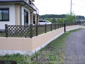 LIXIL ���N�V��(TOEX)�̃t�F���X �X�e�C�E�b�h�t�F���XM1�^ �{�H��