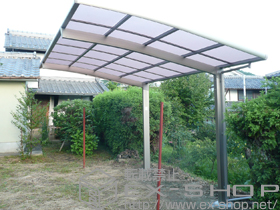 のカーポート カーブポートシグマIII 積雪〜30cm対応 施工例