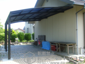 のカーポート レイナベーカポート 延長　積雪〜20cm対応 施工例