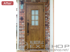 の玄関ドア ラフォース R2 07型 片開きドア 施工例