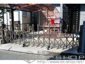 のカーゲート トリップゲート PB型 ノンレール 片開き　ノンレール 片開き　 施工例