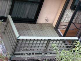 のウッドデッキ 人工木材 木の樹III+デッキフェンス 施工例