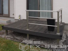 YKKAP�̃E�b�h�f�b�L ���E�b�h�f�b�L +�V���v�����_���f�b�L�t�F���X 2�^ ���i�q2�{�^�C�v �{�H��