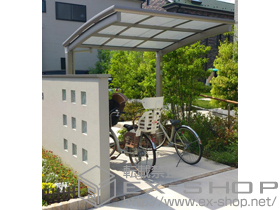 のサイクルポート・駐輪場 カムフィNex R 積雪〜20cm対応 施工例