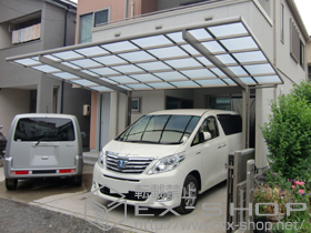 のカーポート レークポートシグマIII 積雪〜30cm対応 施工例