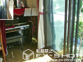 の二重窓（内窓） プラメイクE 引違い窓 2枚建 施工例