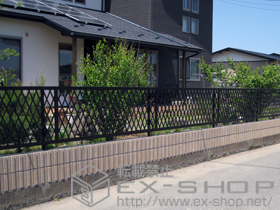 のフェンス・柵 シャレオR8型フェンス フリーポールタイプ 施工例