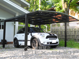 のカーポート カーブポートシグマIII ワイド 積雪〜30cm対応 施工例