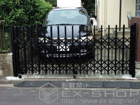 のカーゲート トリップゲート ペットガード型 ノンレール 片開き30S 施工例