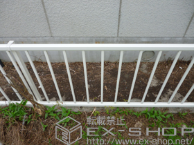 のフェンス・柵 レスティナフェンス21型 自由柱使用 施工例