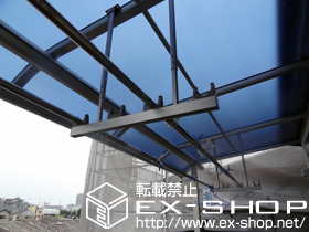 のバルコニー・ベランダ屋根 ヴェクターテラス R型 屋根タイプ 単体　積雪〜20cm対応 施工例