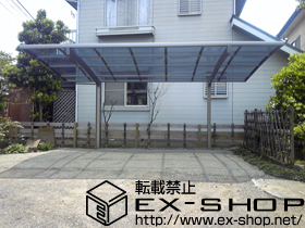 のカーポート カーブポートシグマIII 積雪〜20cm対応 施工例