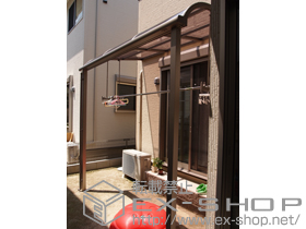 のテラス屋根 ライザーテラスII R型 テラスタイプ 単体　積雪〜20cm対応 施工例