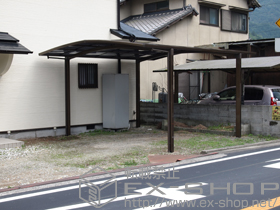 のカーポート カーブポートシグマ? ワイド 積雪〜30cm対応 施工例