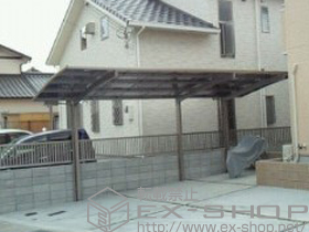 のカーポート カーブポートシグマIII 延長 積雪〜30?対応 施工例