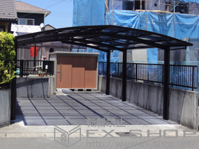 のカーポート レイナポート M合掌 積雪〜20cm対応 施工例