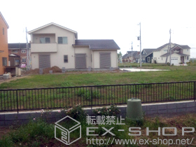 のフェンス・柵 ハイサモア フリーポールタイプ 施工例